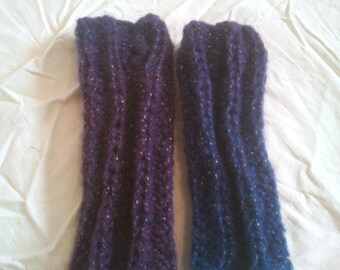 KNITTING PATTERN Ribbed mittens, beginners knitting, knitting for beginners, easy knitting pattern, beginner knitting pattern