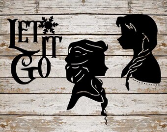 Frozen SVG Bundle, Elsa SVG Bundle, Disney cut file, clipart, frozen svg files for silhouette, files for cricut, svg, dxf, eps, png, scal