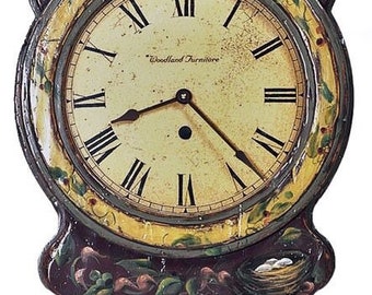 Alder Wood Einer Clock