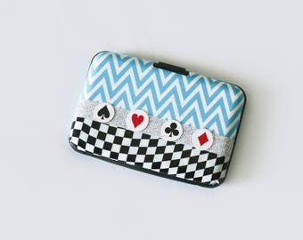 Alice in Wonderland Wallet Business Card Holder