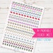 Bills and Payments Reminder A4 Printable Planner Stickers PDF | For Kikki K, Erin Condren, FiloFax or other Journals and Planners