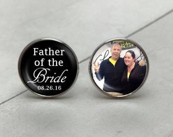 Father of the Bride Cufflinks, personalized cufflinks