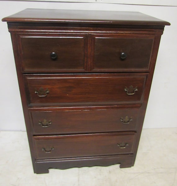 Vintage walnut dresser