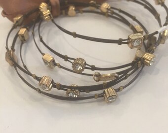 Guitar String Bangle Bracelet set