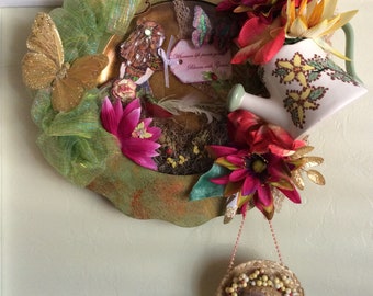Wreath-shadow box style