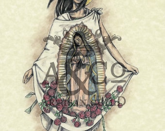 Saint Juan Diego Art Print
