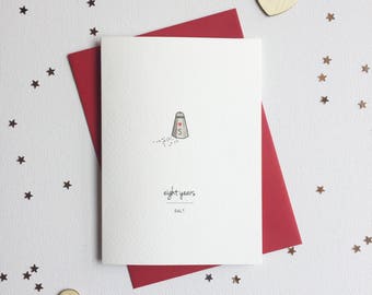 Eighth Anniversary Card