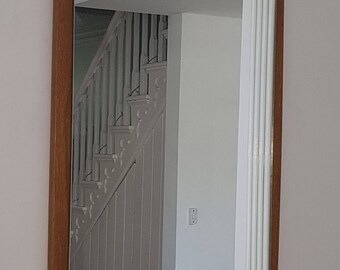 Mid Century Teak Danish Style Mirror