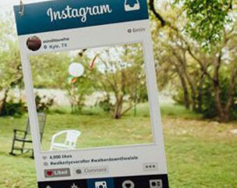 Photobooth Wedding Personalized selfie frame