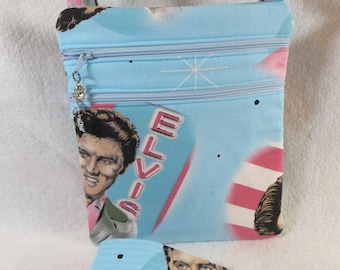 Elvis Crossbody Handbag w/adj strap