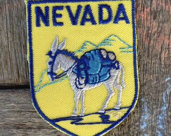 Nevada Vintage Souvenir Travel Patch by Voyager