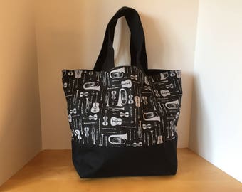Large Tote Bag, Reusable Bag, Grocery Bag