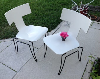 LACQUERED KLISMOS CHAIR / Donghia Klismos Chair / 2 available / Mid Century Modern style at Retro Daisy Girl