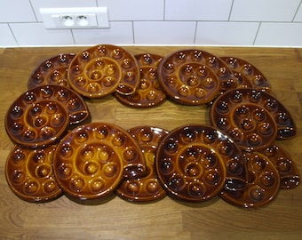 French St Clements Snail Plates
