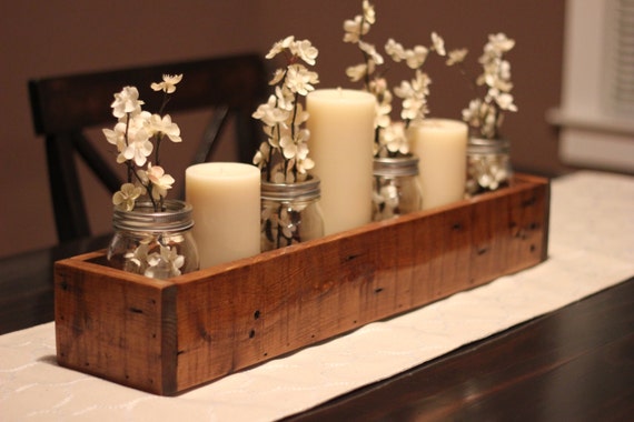 Rustic Table Centerpiece Wooden Box Farm Box Garden Rustic Table Centerpiece Wooden Box Farm Box Garden