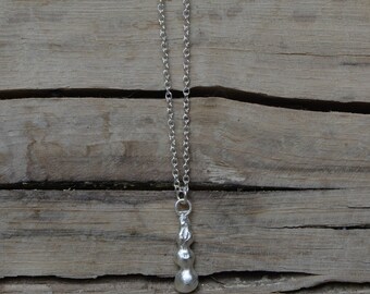 Sterling Silver Rain Drops Necklace