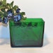 Vintage Napco Vase, Emerald Green Glass Rectangular Planter, Napco 1164 Cleveland Ohio USA, Vintage Planter Vase, Green Glass Dish