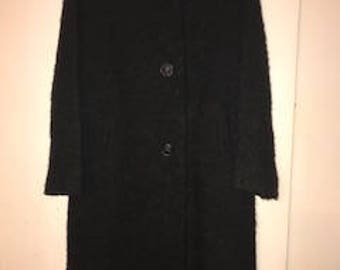 Vintage 60s Wool & Fur Coat