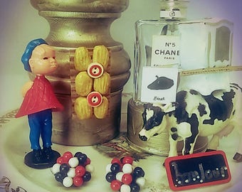 French vintage earrings