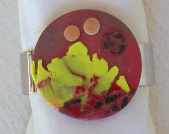 3 Moon Galaxy Cuff Bracelet