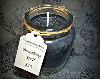 Banishing Spell Candle for Removing Negativity