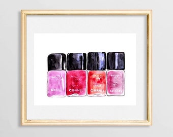 Spin the Nail Polish Bottle Printable Game Girls Party Game