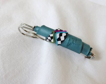 Aqua Shimmer Sweater Pin