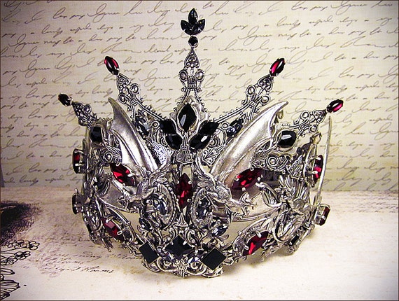 Dark Witch Costume Tiara Fantasy Headpiece Custom Halloween Il 570xN Dark Witch Costume Tiara Fantasy