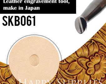 1pcs Leather Carving for Leather Craft, DIY Leather Craft Stamp for Hand Stamping Custom Steel Seal,Steel Leather Engrave Tool (SKB061)