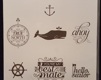 Hello, Sailor Clear Mount Stamp Set by Stampin' Up!