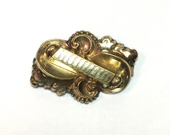 1900s Gold Filled Brooch Pin
