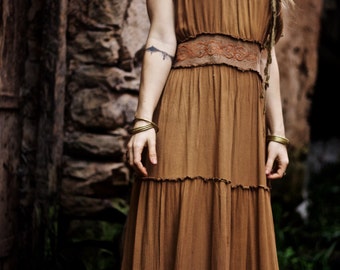 Brown Summer Light dress