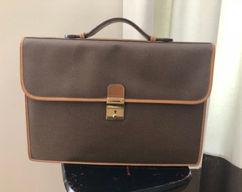 LANCEL Paris Vintage Attache/ordinateur sac made in Italy