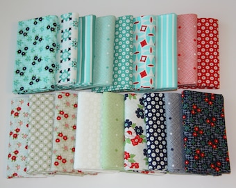 Day Sail By Bonnie & Camille for Moda Fabric Fat Quarter Bundle OOP HTF