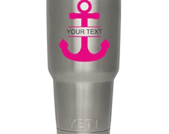 Anchor Yeti Cup Decal, Yeti Decal, Yeti Tumbler Decal for Women and Man, Yeti Personalized Decal, Yeti Cup Decal, Yeti Rambler Decal
