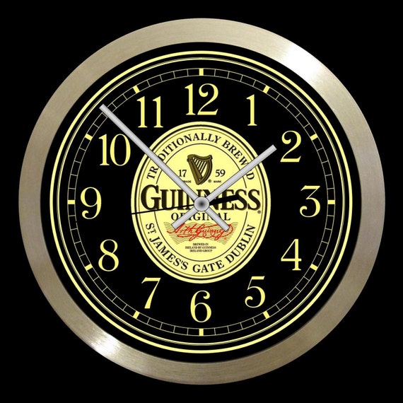 Guinness Large 10 wall clock