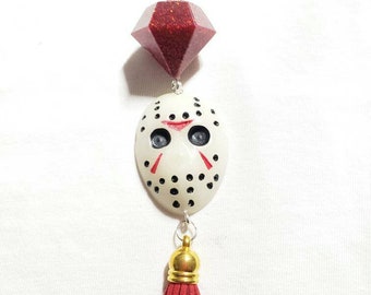 Jason keychain, horror film keychain, horror film purse charm