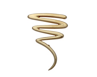 18kt gold Tiffany & Co. Paloma Picasso large squiggle brooch