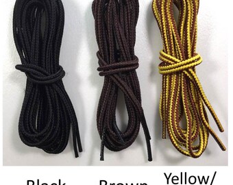 90cm Agletless hiking work boot laces