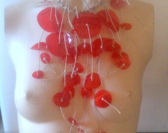 Necklace upcycled / recycled