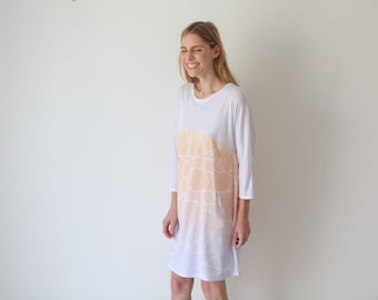 Tunic dress, batwing dress, shift dress, casual dress