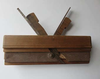 Old Double Bouvet Planer with Genuine Cormier Molding