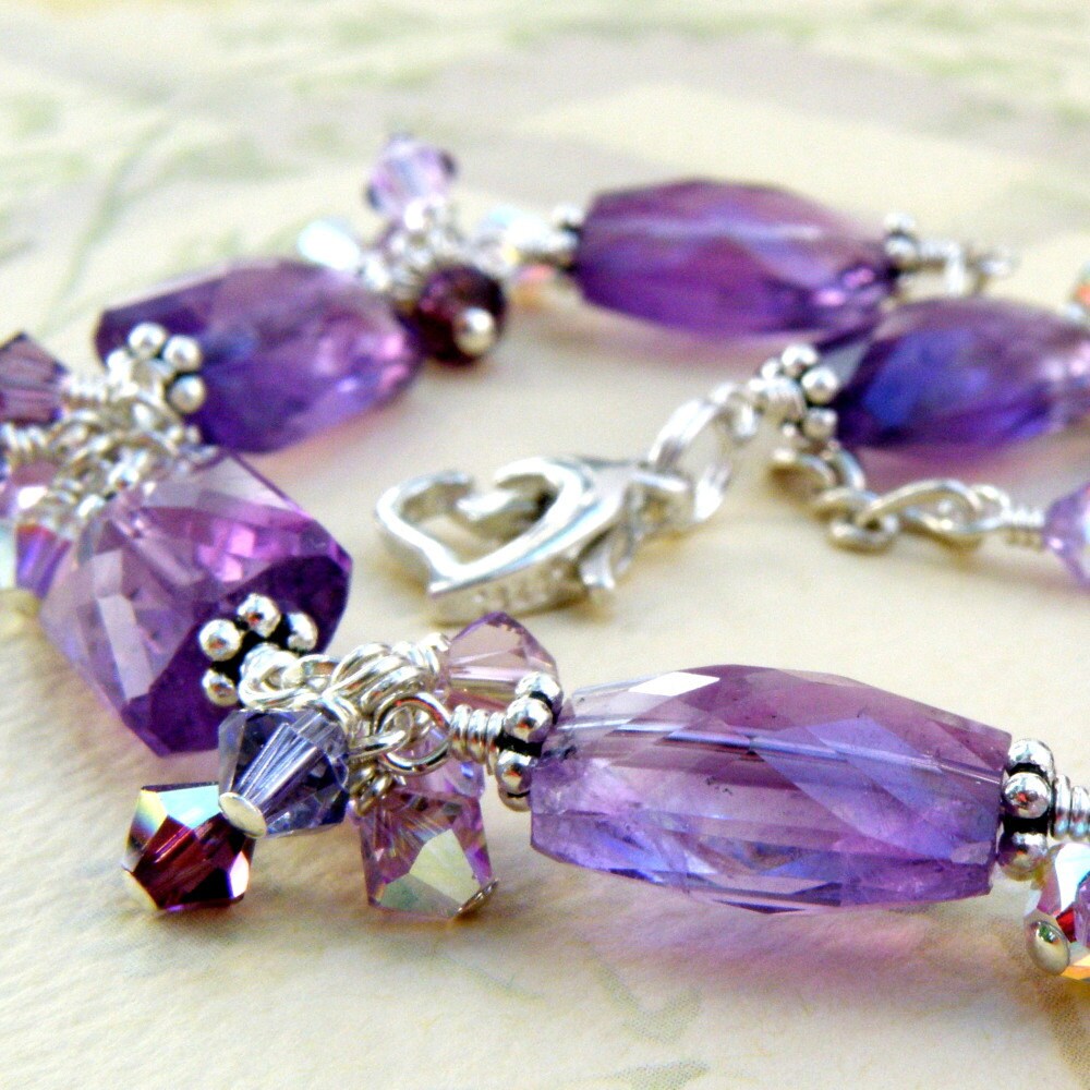 amethyst gemstone bracelet amethyst gemstone bracelet