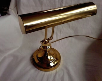 Mid Century Desk Lamp, adjustable,bed side lamp, reading lamp,Brass desk lamp