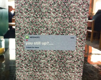 you still up?... the "we're just friends" valentines day card