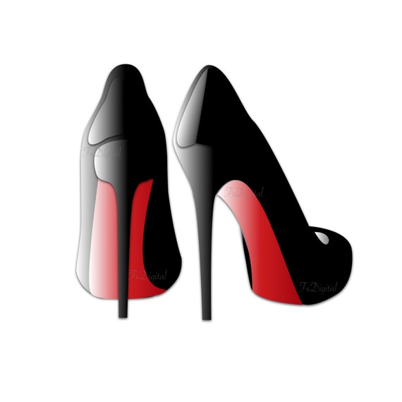 Red High Heels Clip Art Sexy High Heels Graphic Shoe Clip