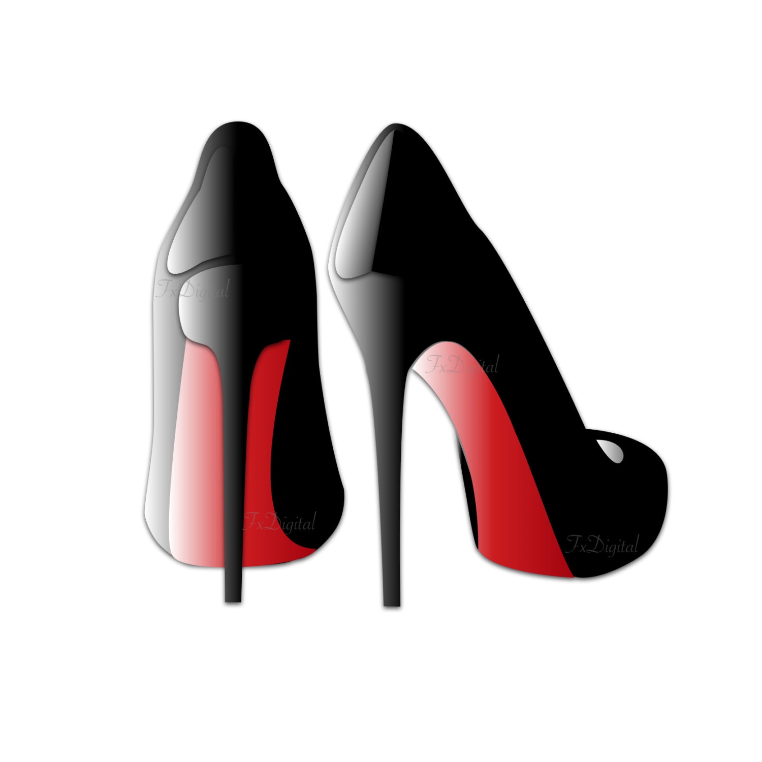  Red  High Heels  Clip Art  Sexy High Heels  Graphic Shoe Clip 