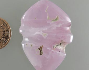 Smithsonite Cabochon, Translucent Smithsonite Cabochon, Pink Purple Cab, Designer Cabochon, Gift Cab, C2393, Handcrafted by 49erMinerals