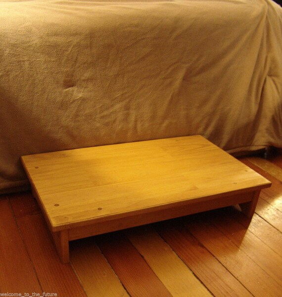 Handcrafted Heavy Duty Step Stool Solid Wood Bedside