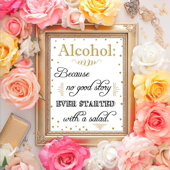 75 OFF SALE Alcohol Because No Great Story Ever Started